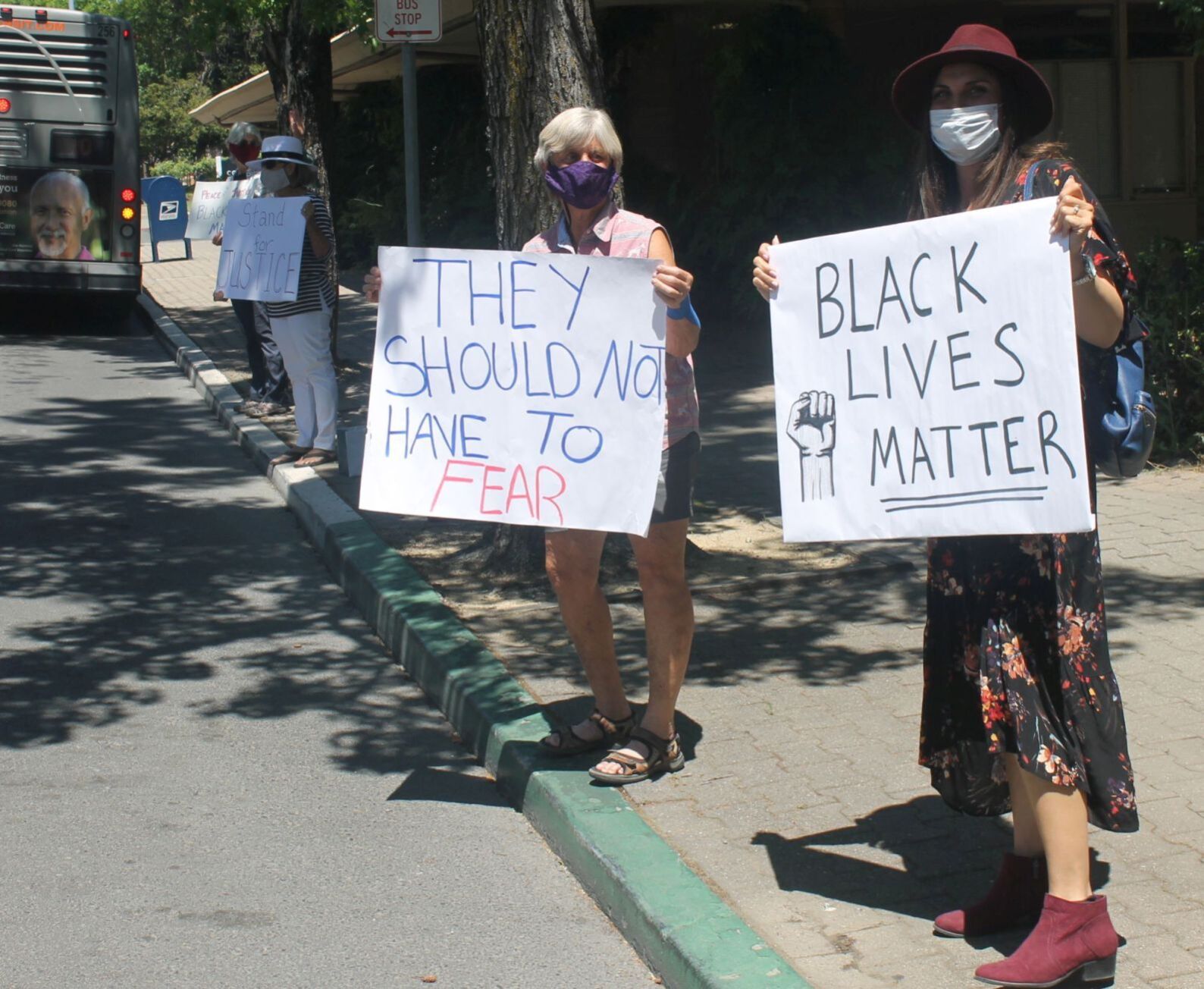 Demonstration at Lyman Park